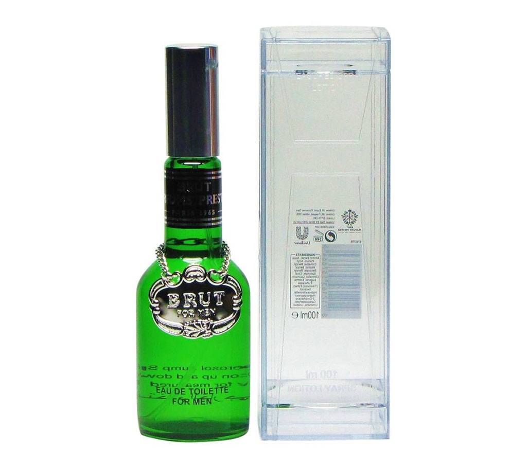 BRUT glass Box 100Ml EDT For Men - 100ml