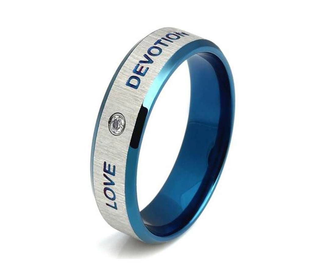 Blue Love Devotion finger Ring