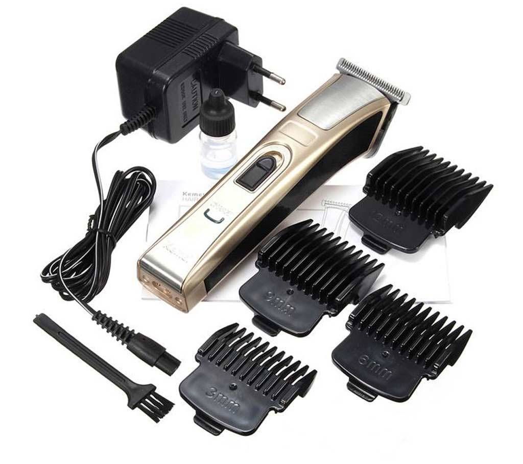 Kemei KM-5017 Electric Hair Clipper Trimmer Rechargeable Ergonomically Shaver Razor Cordless Adjustable Clipper For Child Pet