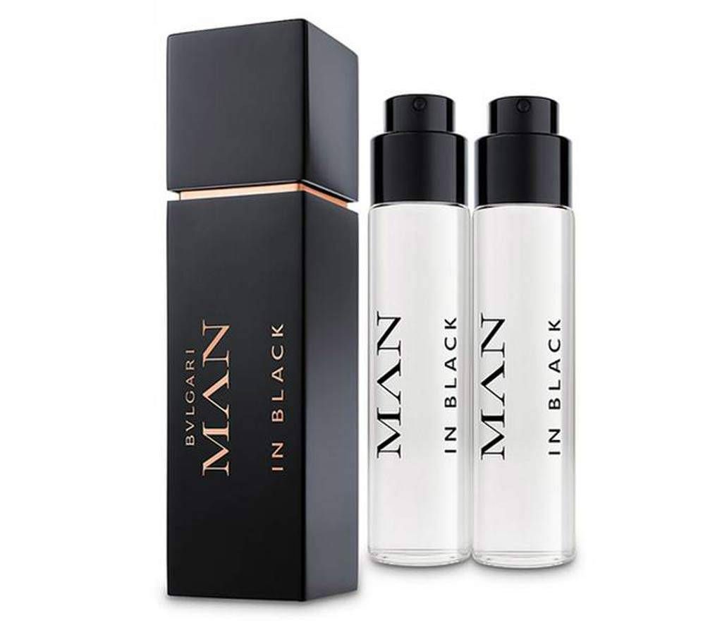 Bvlgari Man In Black Perfume 3x15ml Edp Refill - Italy 
