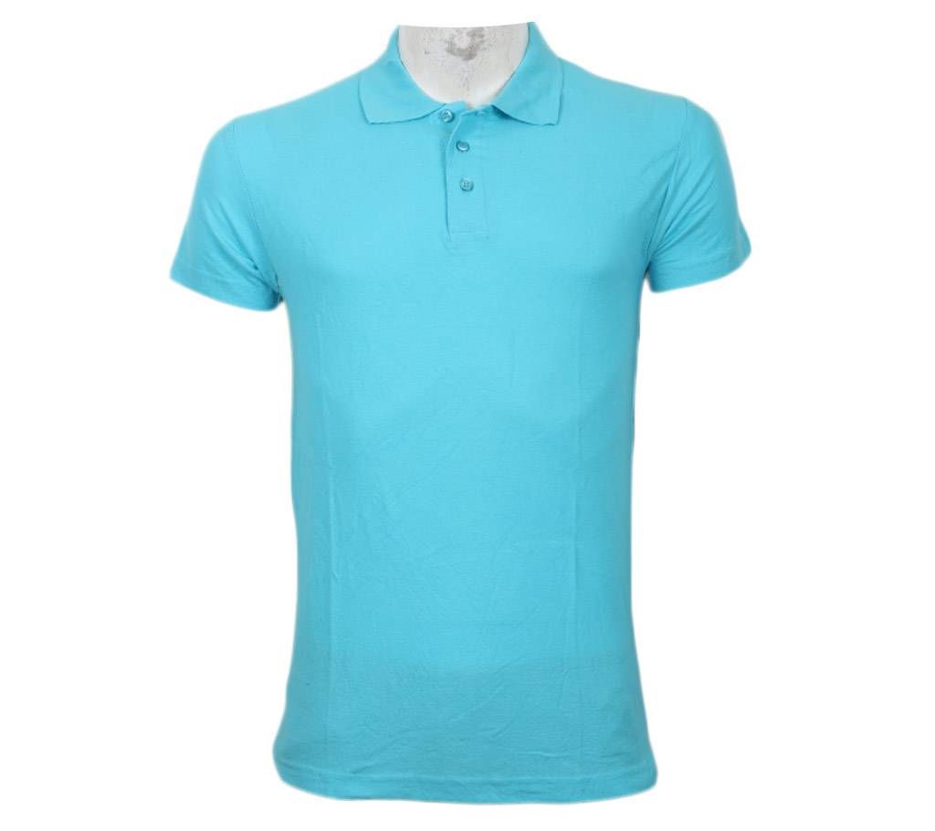 Solid color Half Sleeve Polo Shirt For Men