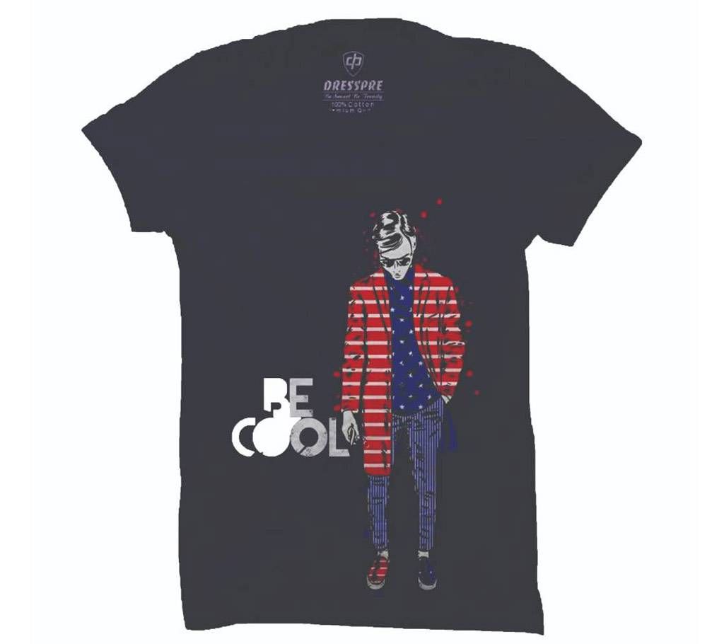 Be Cool Men's Half Sleeve Cotton T-Shirt