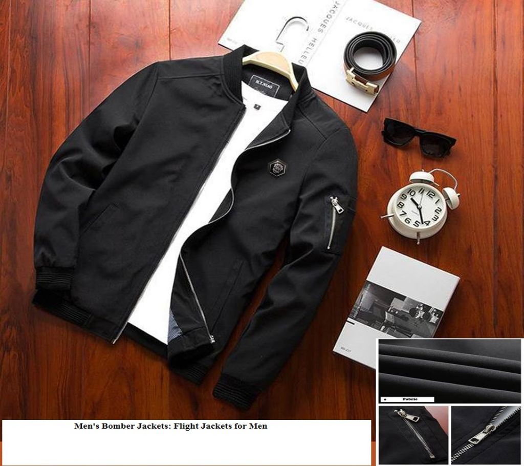 Mens Bomber Pilot Jacket