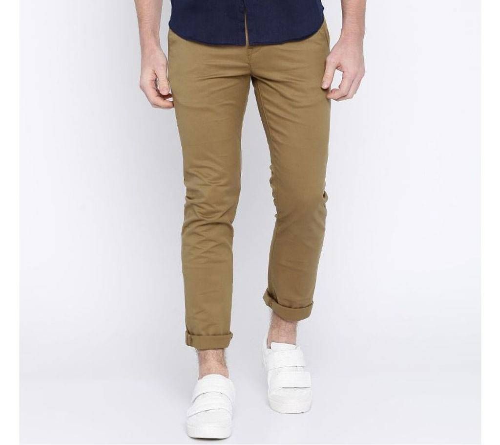 Tortilla Khaki Narrow Fit Gabardine Pant
