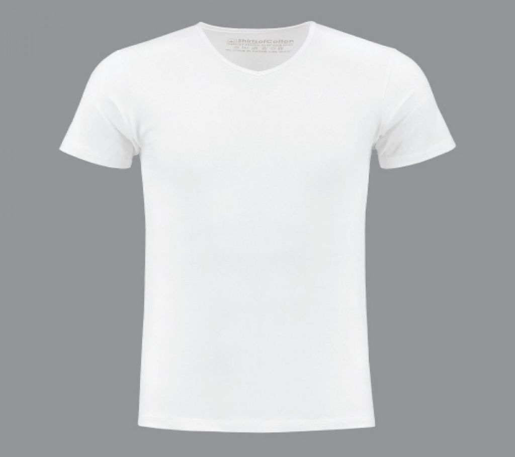 White cotton t-shirt