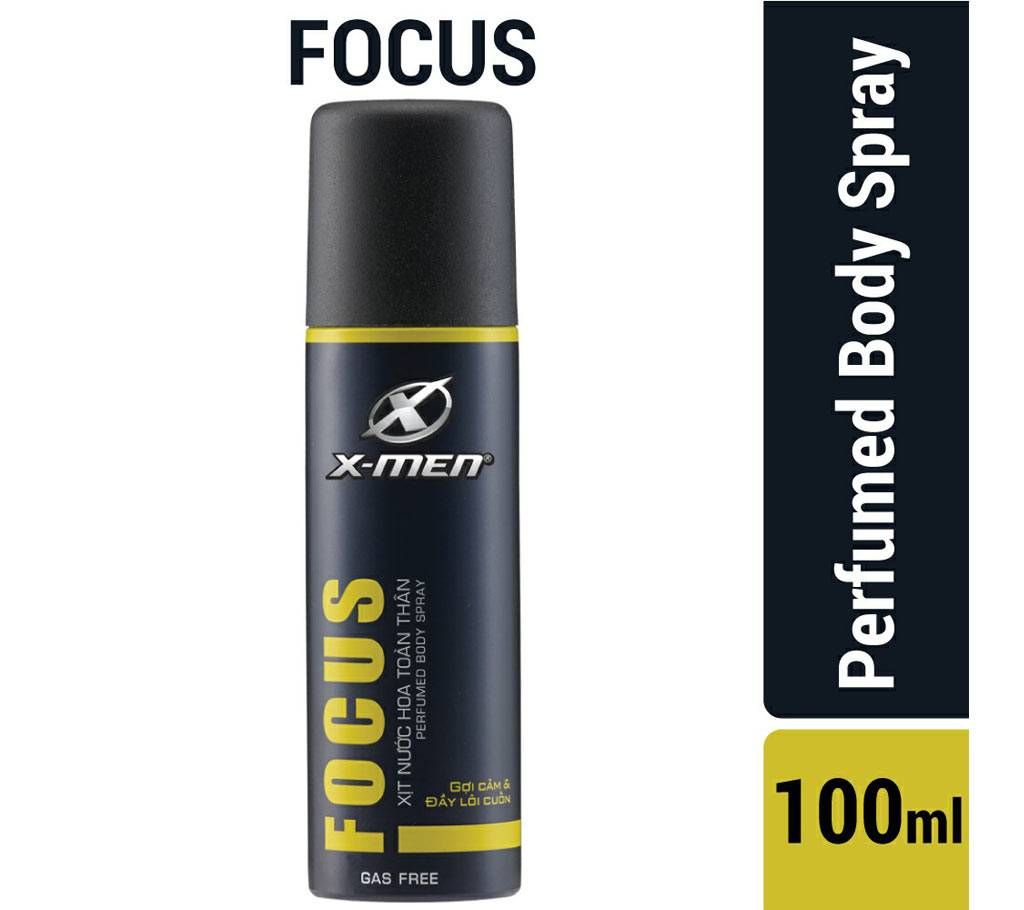 X-Men Perfume Body Spray Gas Free Focus - 100ml