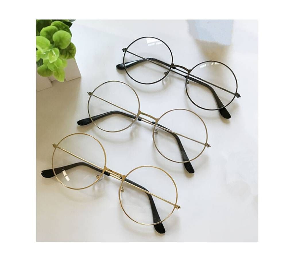 Man Woman Round Flat Glass (1Pcs)