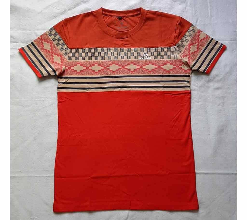 Cotton T-shirt rubber print