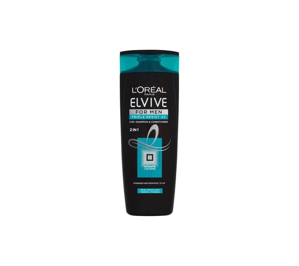 L'oreal Elvive Men Triple Resist Shampoo 300Ml France