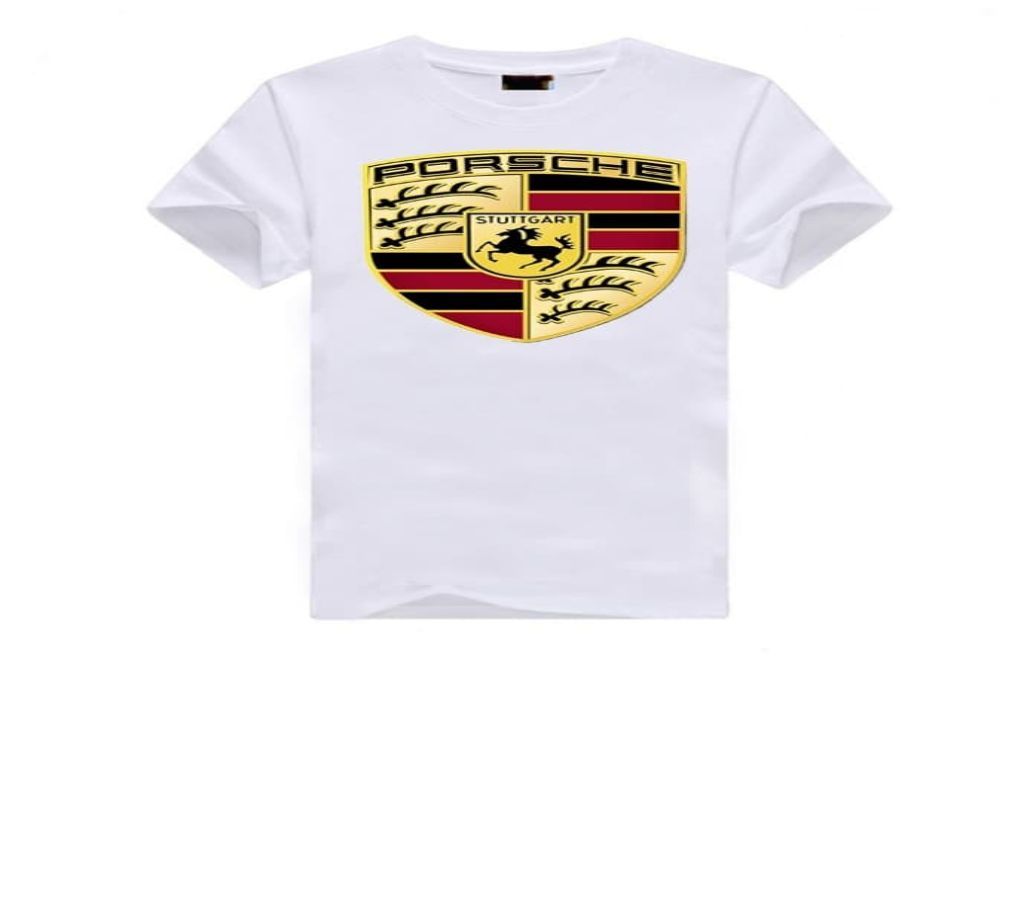 porsche car brand logo t shirt