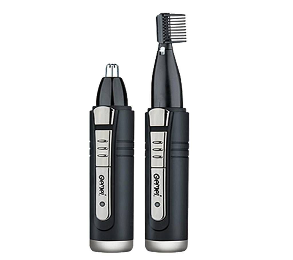 Gemei 2 in 1 Rechargeable Nose and Hair Trimmer