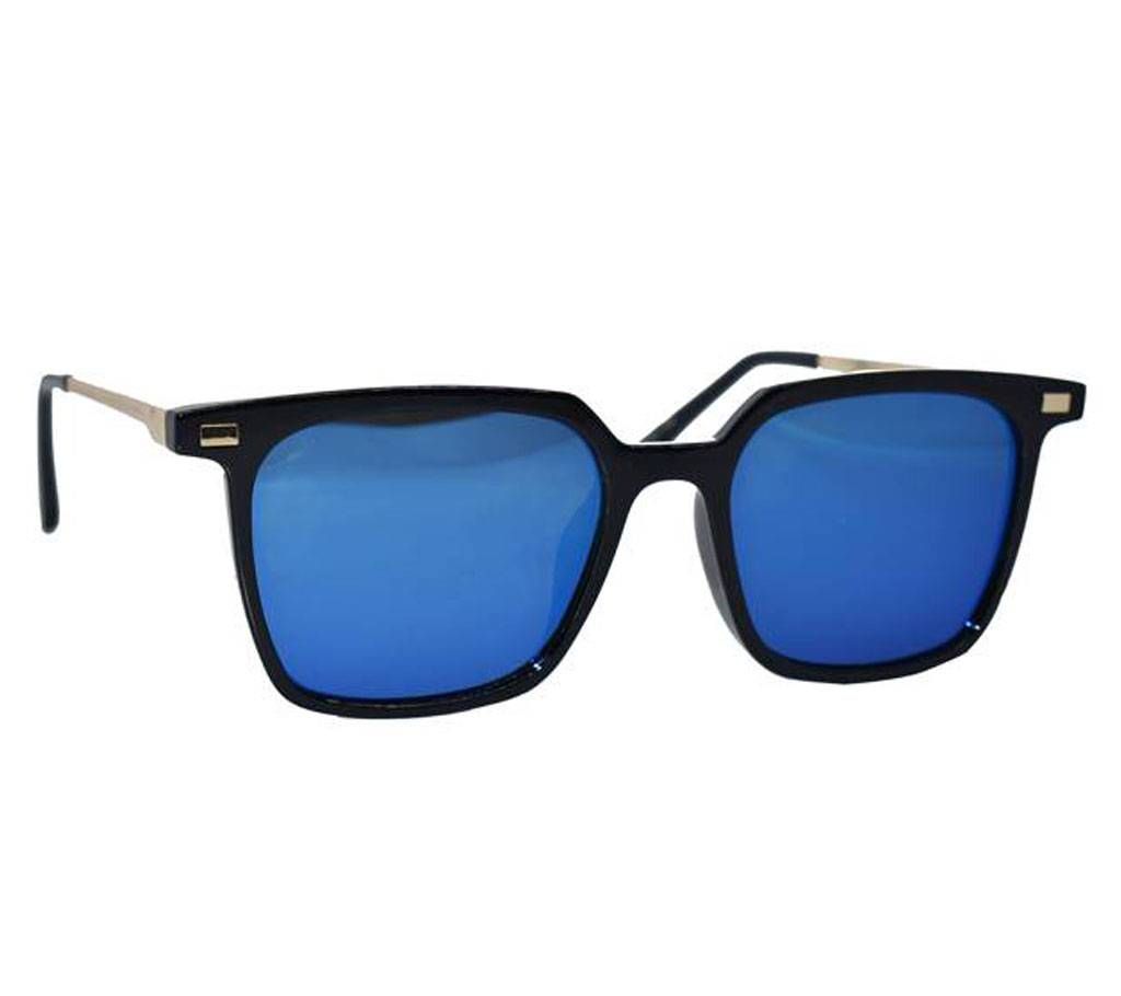 Plastic Frame Blue Shade Sunglasses for Men