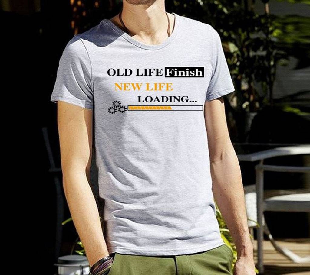 New Life Gents Half Sleeve Cotton T-Shirt