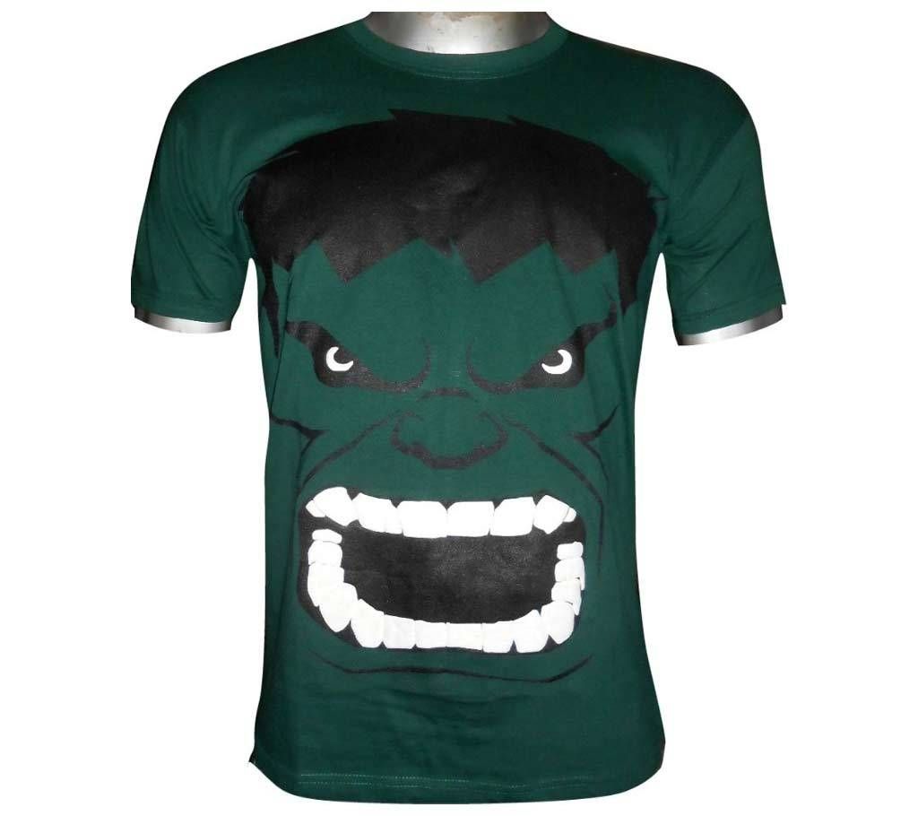 Half Sleeve Cotton  Hulk T shirt 