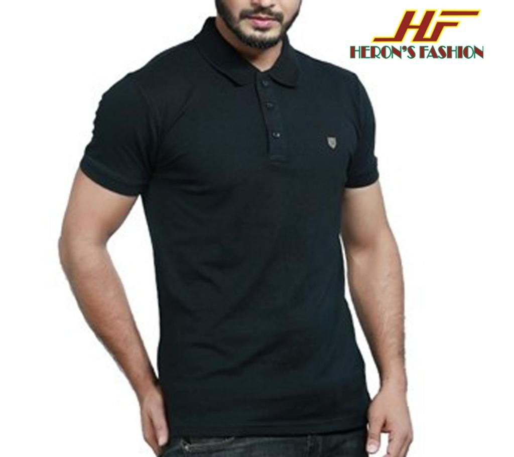 Half sleeve casual polo shirt for men