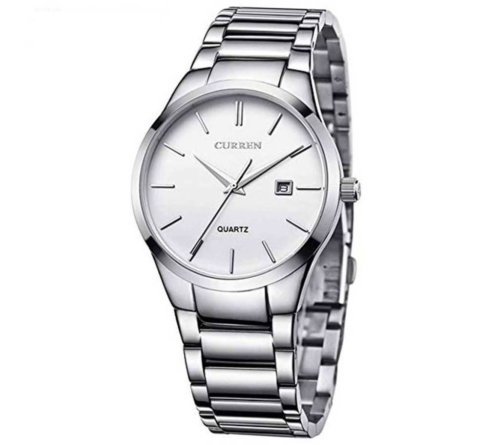 CURREN Men's Quartz Stainless Steel Watch Date Businessmen Wrist Watch