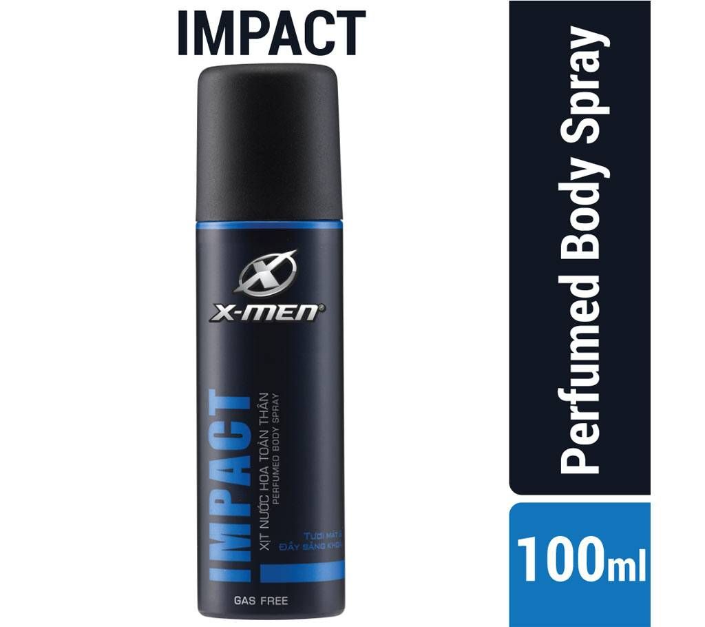 X-Men Perfume Body Spray Gas Free Impact - 100ml