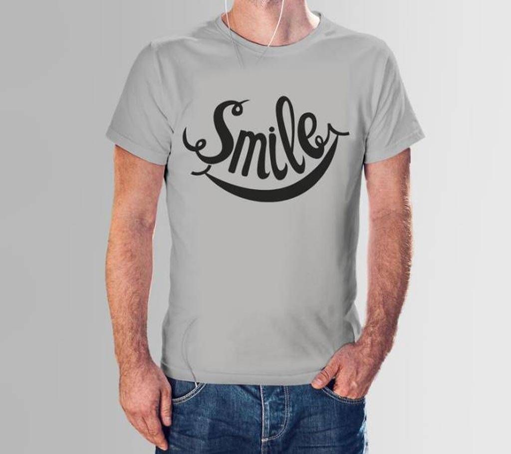 Smile Cotton T-shirt For Men