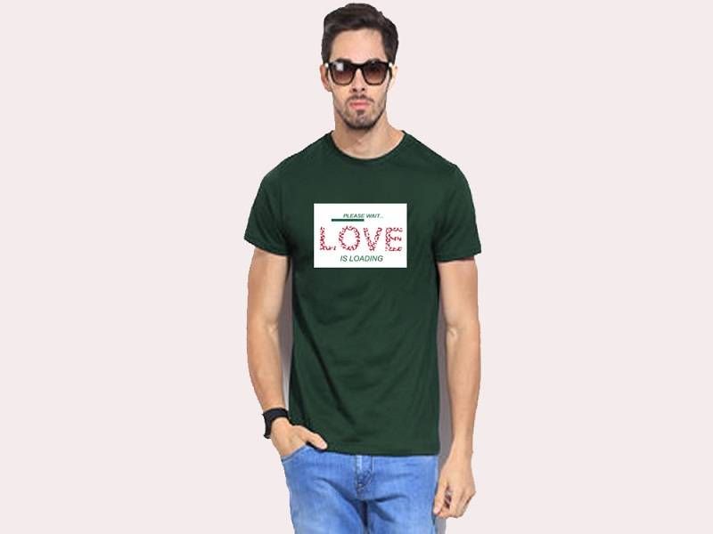 Love GREEN Half Sleeve T-Shirt