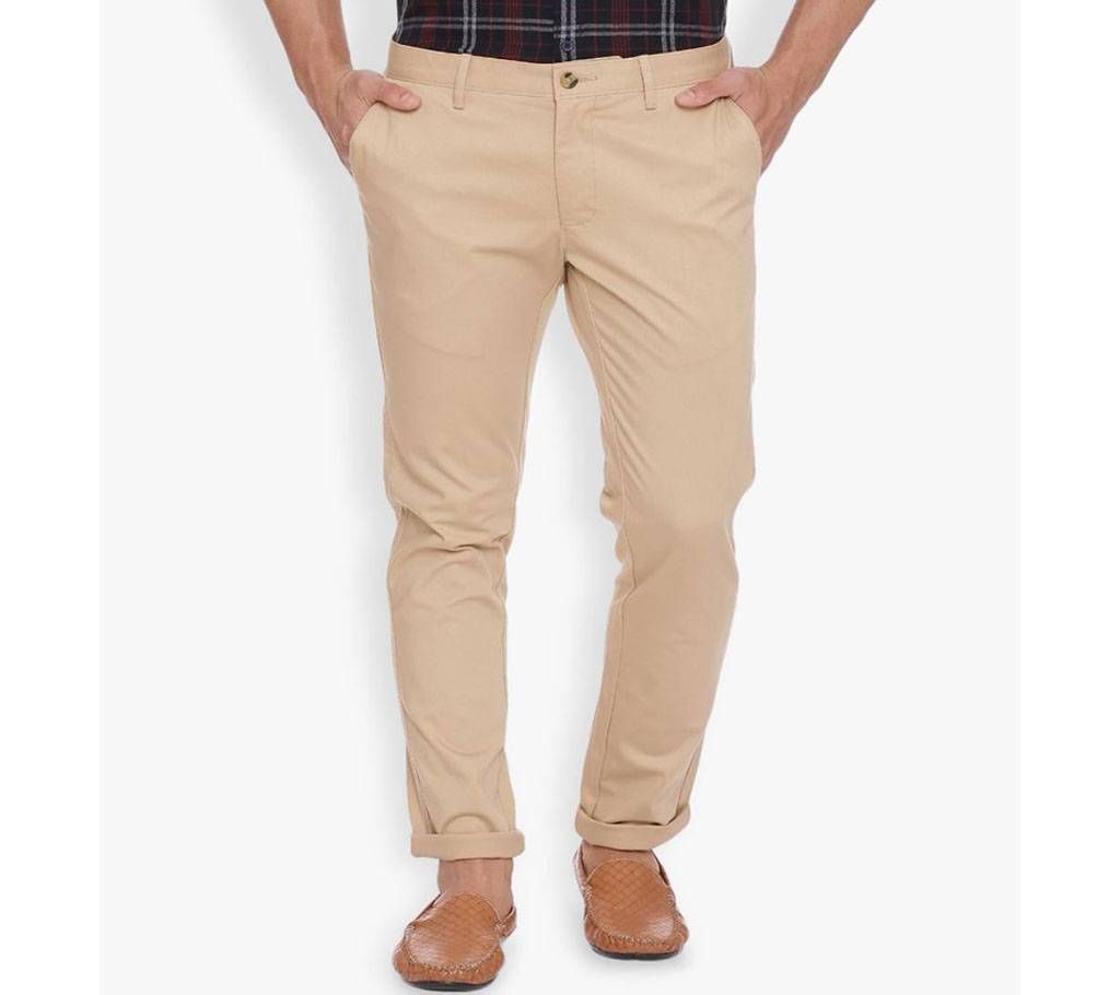 Mens Gabardine Pant - Cream  