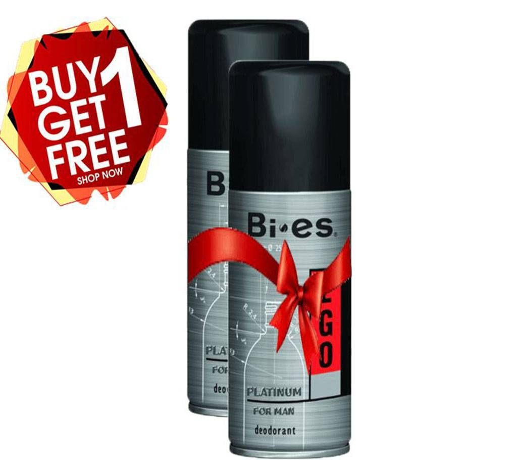 Bi-es Deodorant EGO PLATINUM MENS PERFUME 150ML-Poland(Buy 1 Get 1)