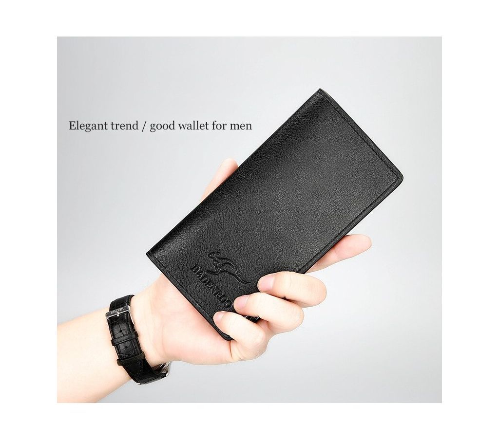 Badenroo Long Wallet For Man-Black