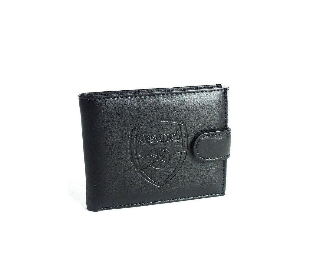 Mens Black Leather Wallet 