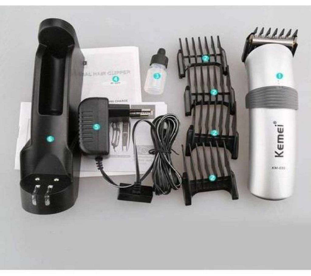 Kemei Km 699 Professional Rechargeable Electric Hair Trimmer for Men (Multicolour)