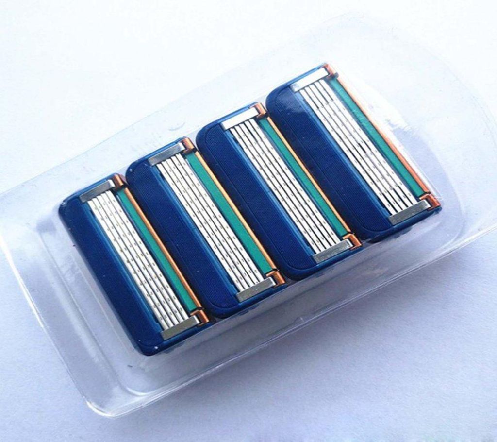Manual five-layer razor blade
