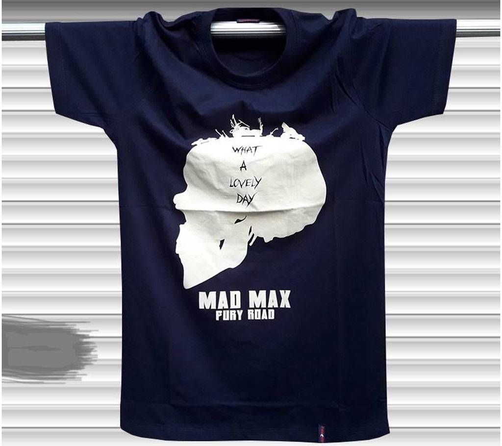 Mad Max Menz Half Sleeve Cotton T-shirt