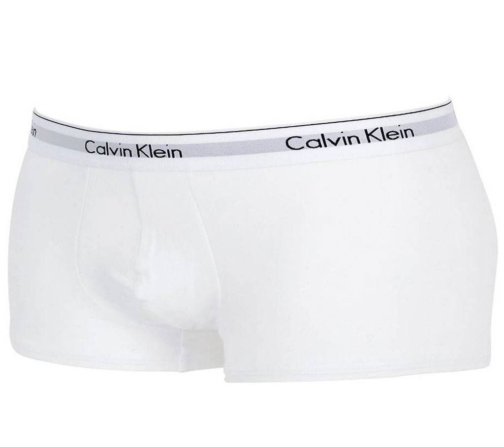 White Cotton Boxer for Men