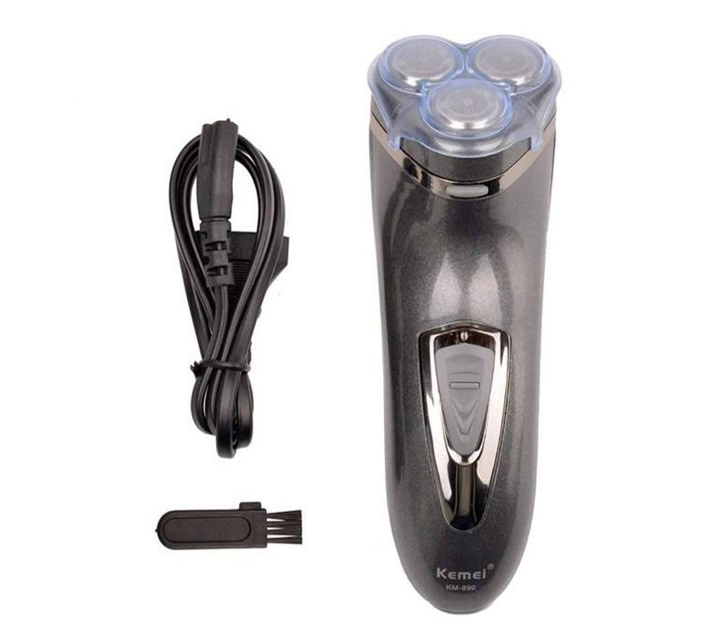Kemei KM 890 3D Floating Head Rechargeable Shaver