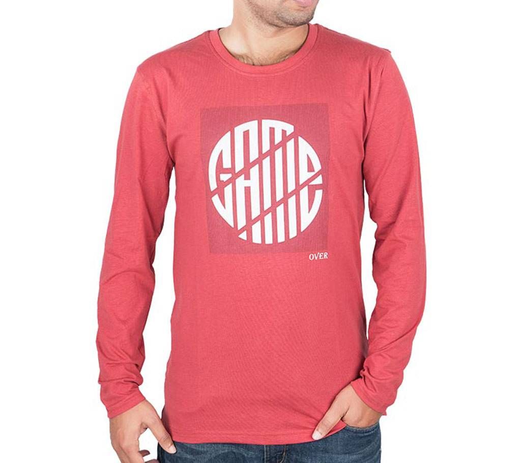 Mens Full Sleeve T-Shirt 37938 - Red 