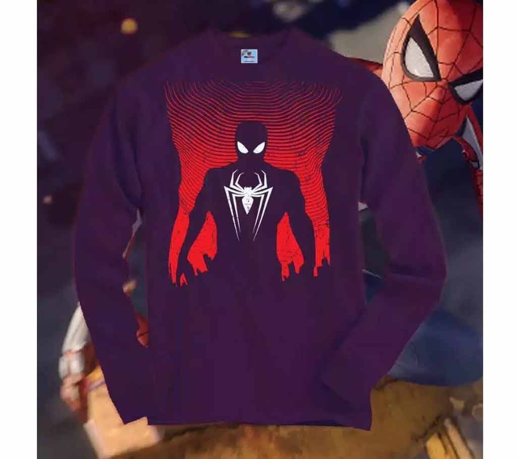 Spider Man Menz Full Sleeve T-Shirt