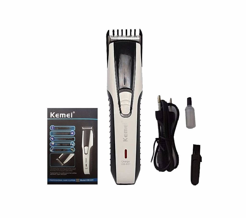 KM-631 Rechargeable Trimmer - Black