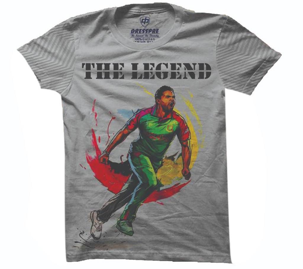 The Legend Men's Half Sleeve Cotton T-Shirt