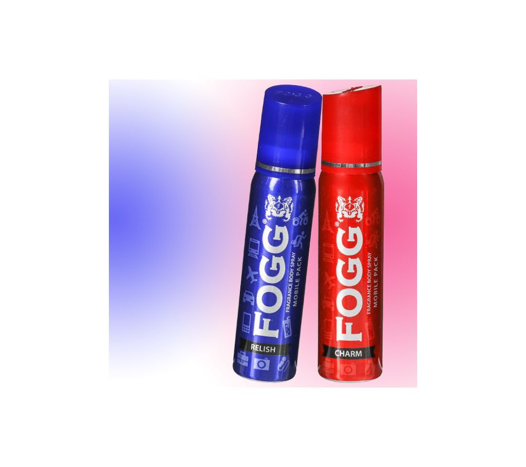 FOGG RELISH & Charm Deodorant  COMBO  25 ML
