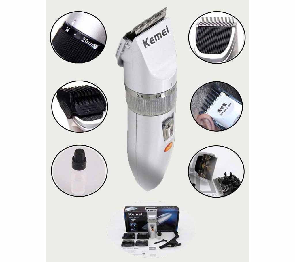 KM 27C Rechargeable Trimmer for Men - White