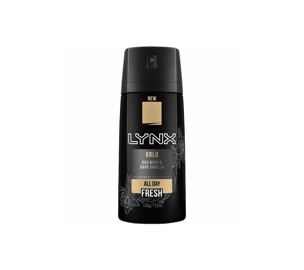 Lynx Gold Oud Wood & Dark Vanilla Body Spray-150ml-UK