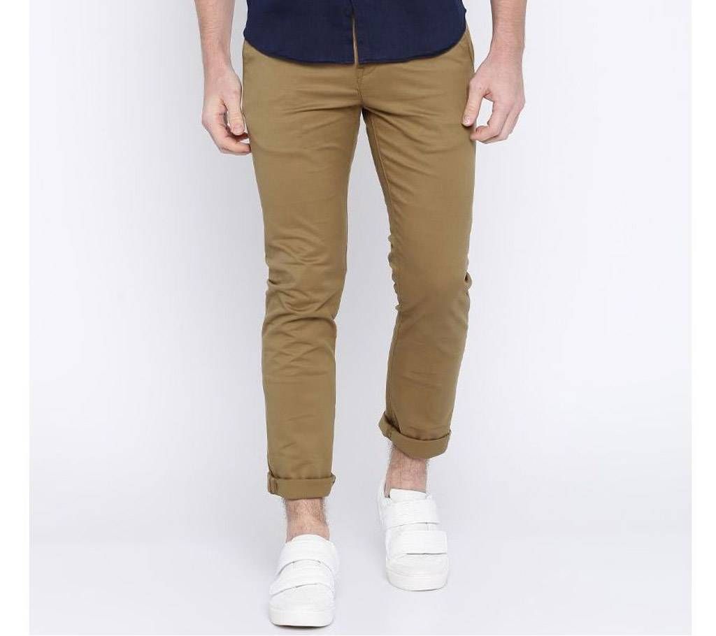 Tortilla Khaki Narrow Fit Gabardine Pant 10
