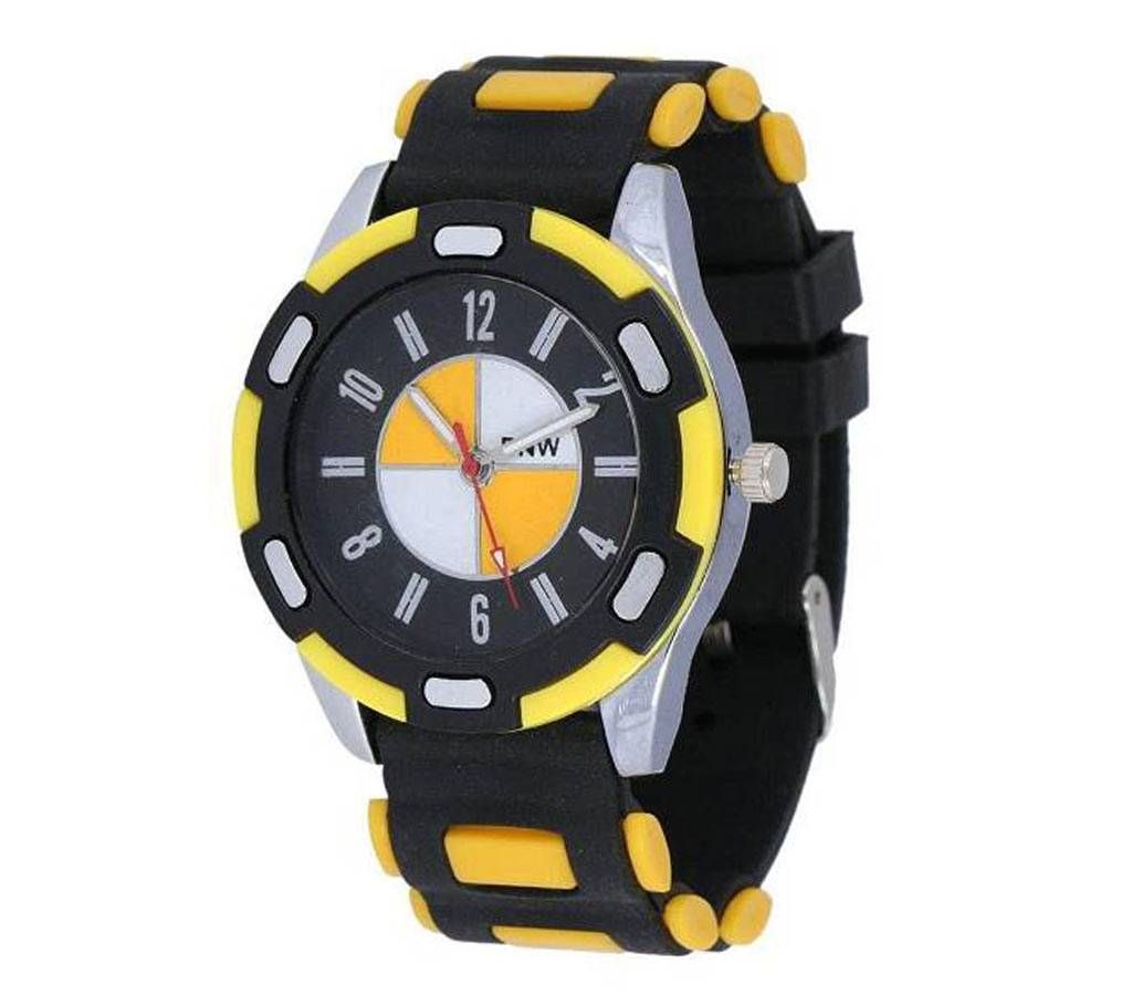 BMW Yellow Analog Wrist Watch for Men (Copy) 