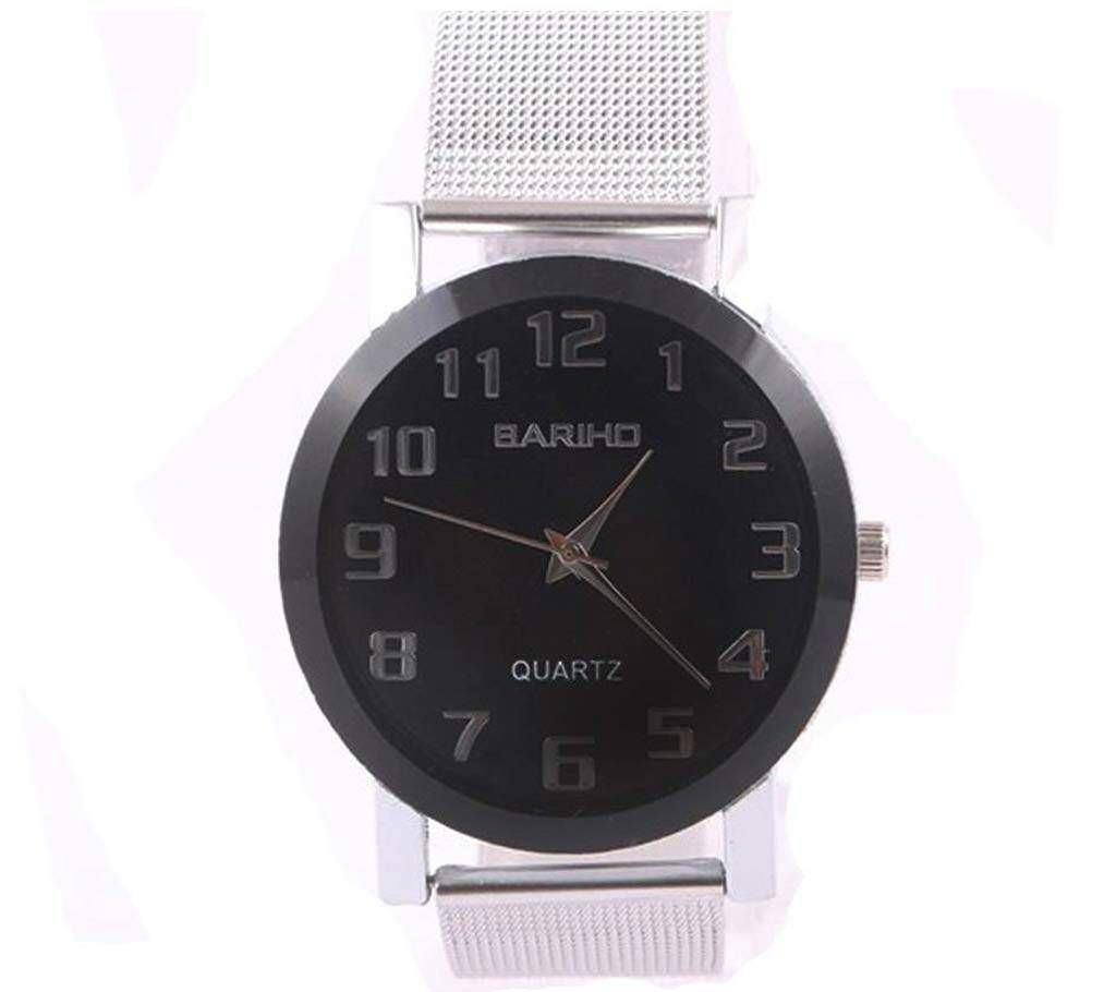 Bariho Black Gents Wristwatch