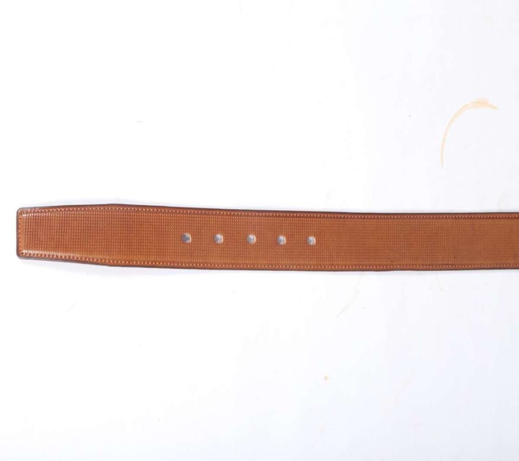 Brown Leather Belt for Men-CSB-86
