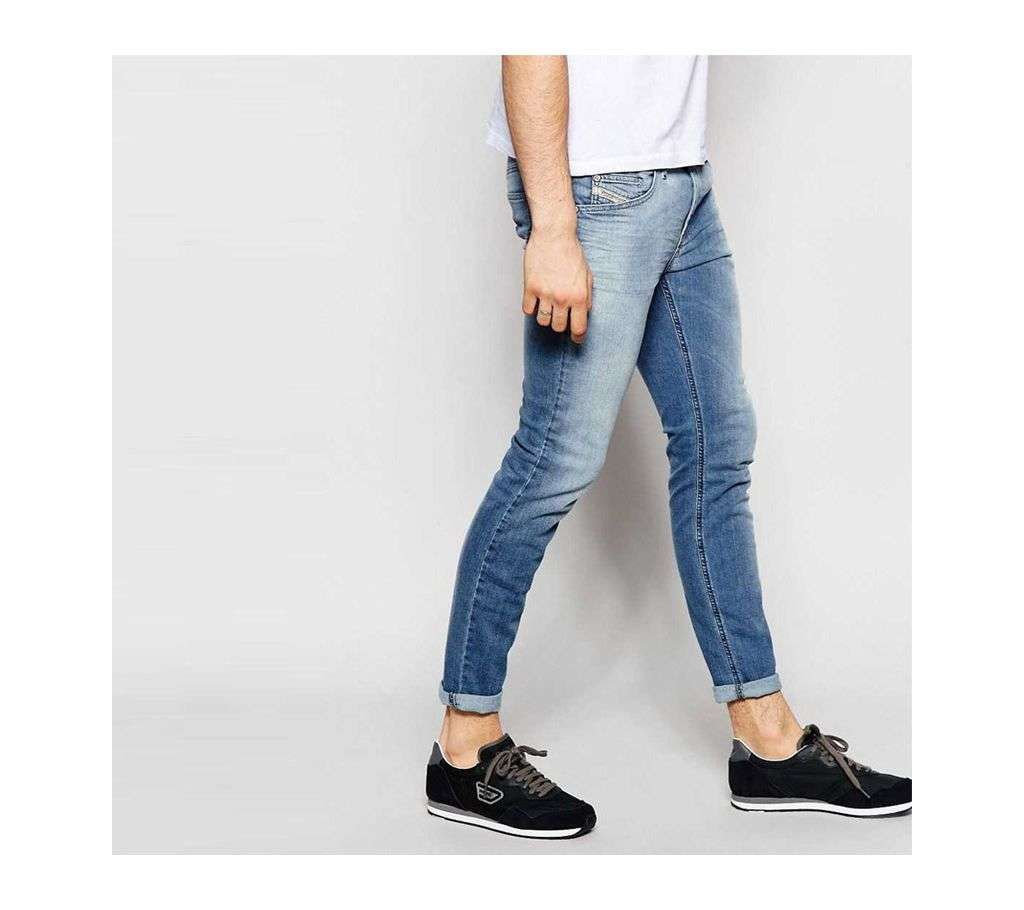 Denim Pant For Men -Light Blue