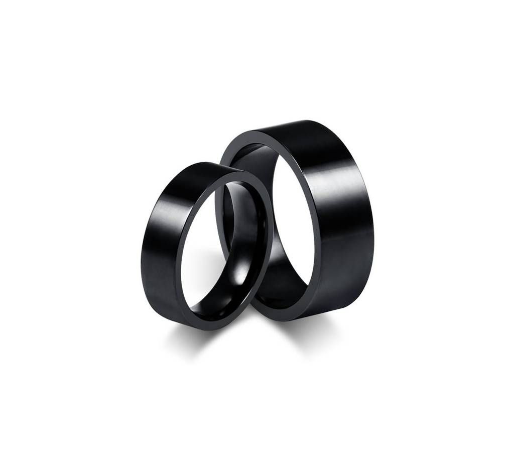 Black Finger Ring for Men - 1 pcs