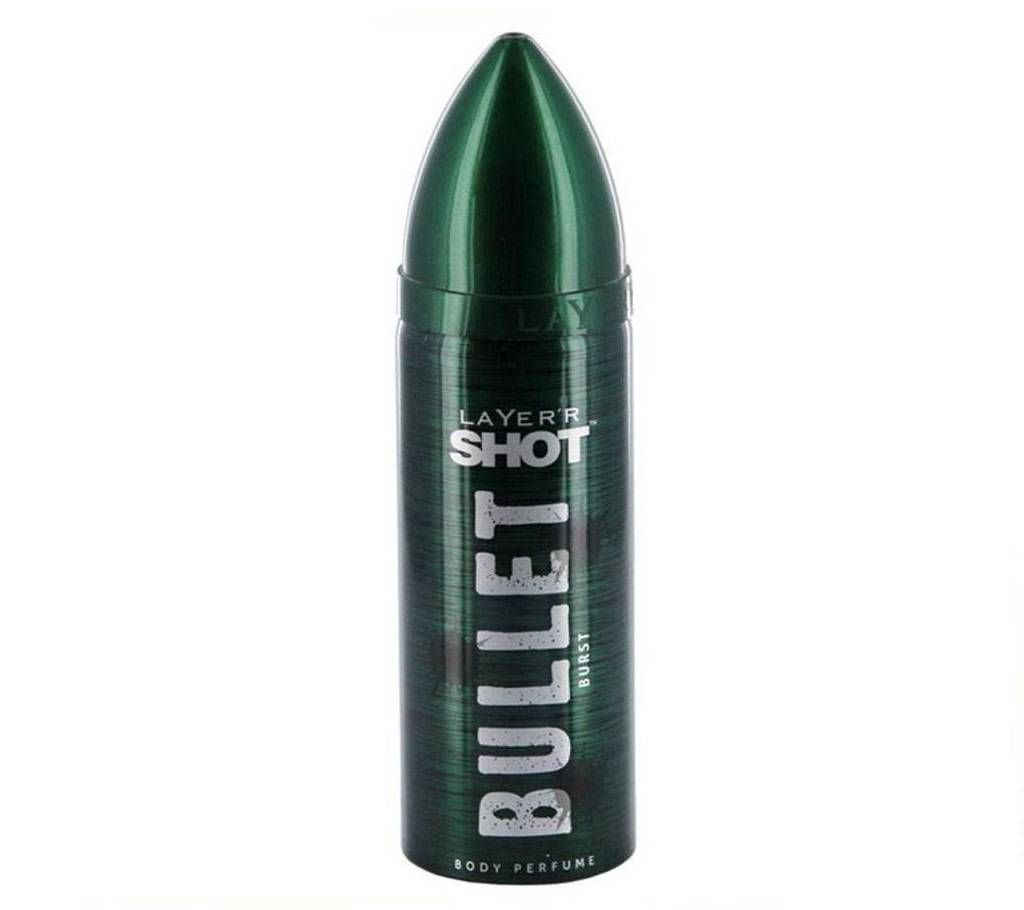 LAYER'R SHOT Bullet Burst Body spray for men - 120ml India