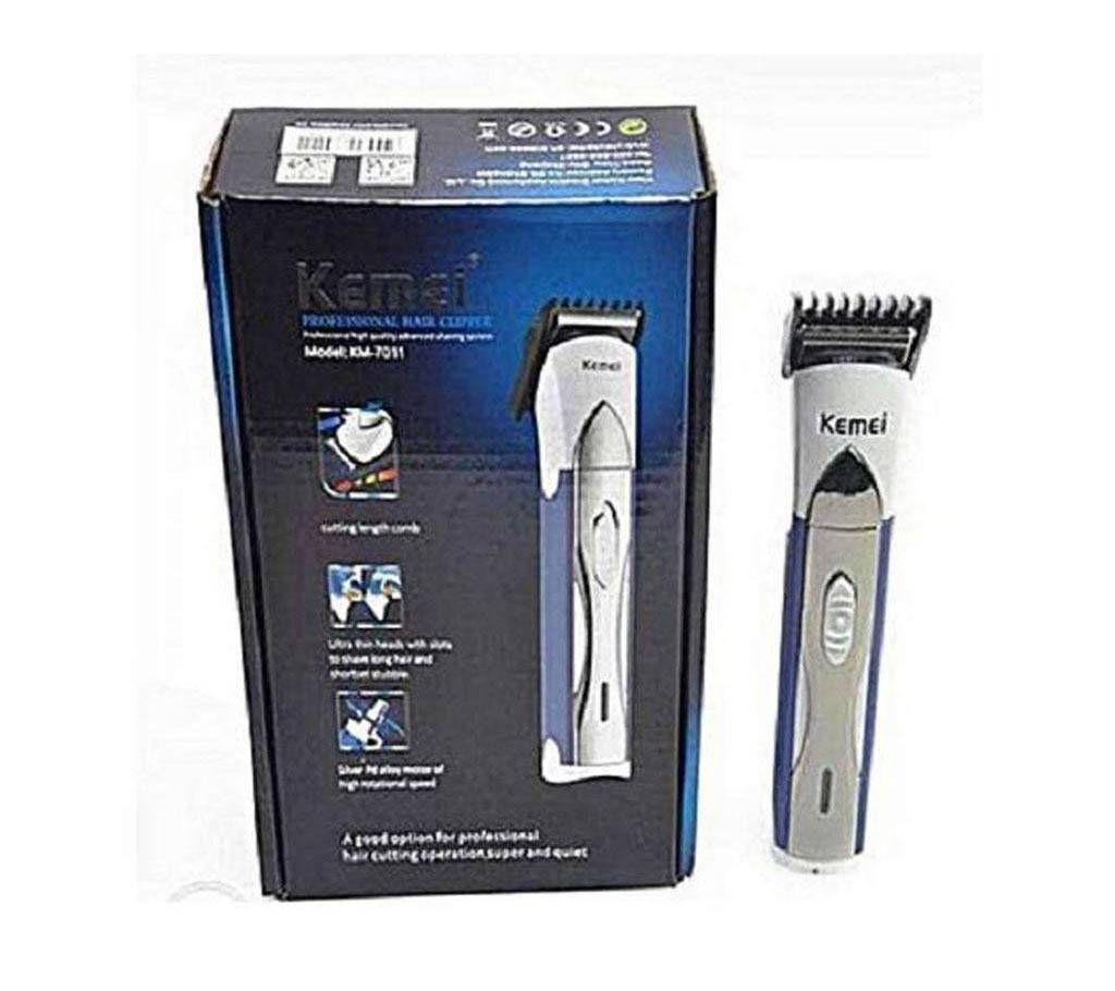 Kemei KM-7011 Rechargeable Electric Hair Cleper and Trimmer