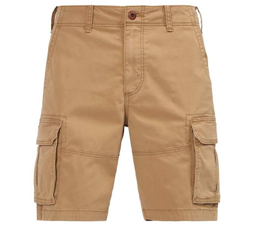 Men's biscuit color two quarter Cargo pant
