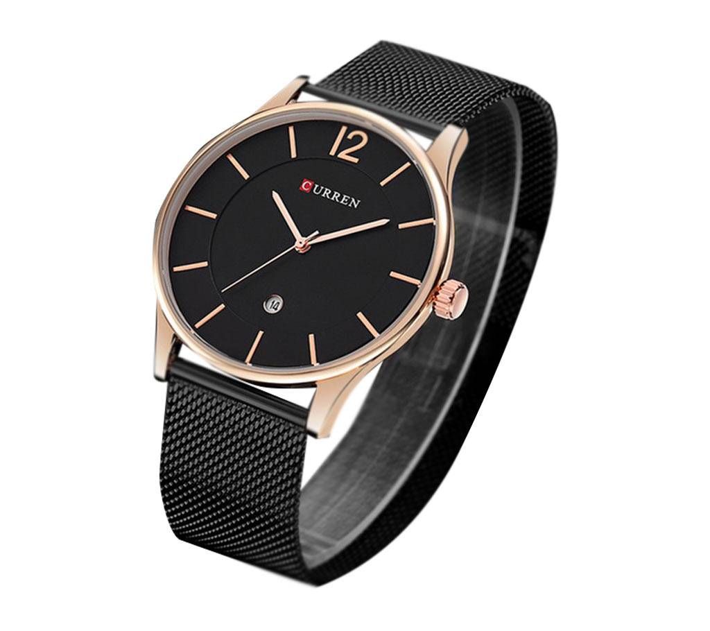 current gents wrist watch-black