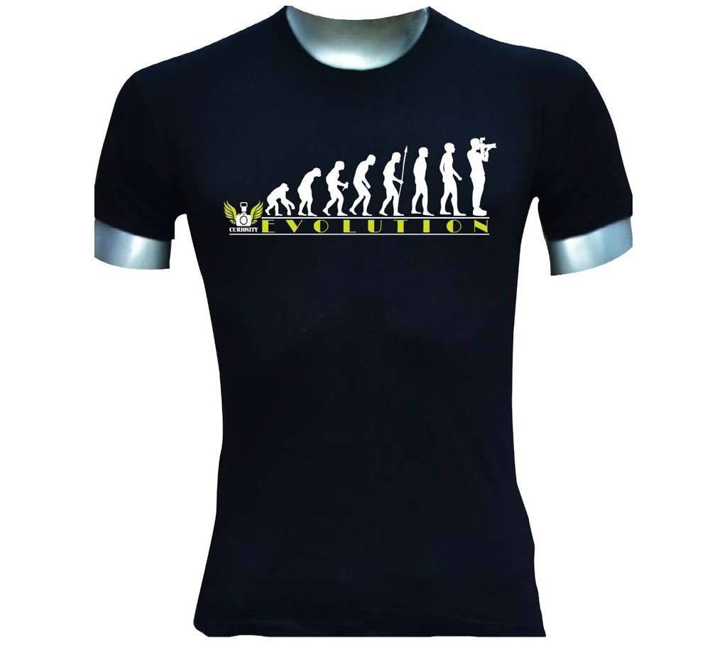 Half Sleeve Cotton T-shirt Evolution